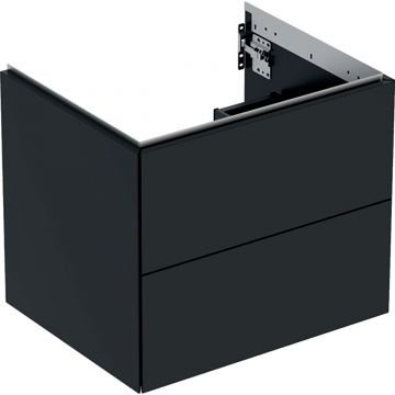 Dulap baza Geberit ONE cu 2 sertare 60cm negru mat