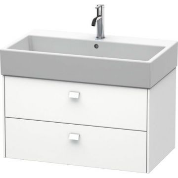 Dulap baza suspendat Duravit Brioso 784x442mm cu doua sertare alb mat