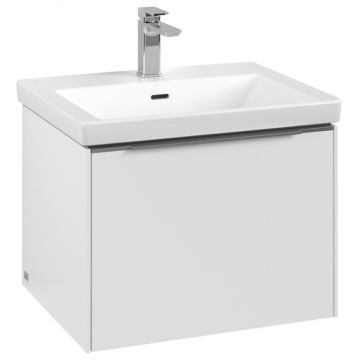 Dulap baza suspendat Villeroy & Boch Subway 3.0 cu iluminare 57x44x46cm Pure White
