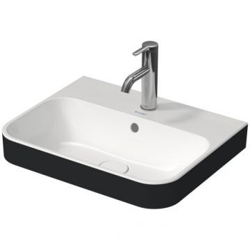 Lavoar Duravit Happy D.2 Plus 50x40cm montare pe mobilier alb-Antracit Mat