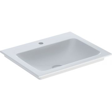 Lavoar Geberit ONE Slim 60x48cm montare pe mobilier alb