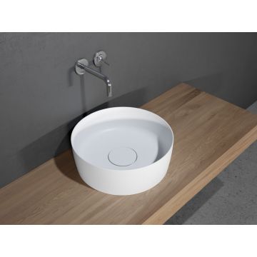 Lavoar tip bol Riho Rund 42cm solid surface alb mat