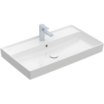 Lavoar Villeroy & Boch Collaro 80x47cm finisat suplimentar alb