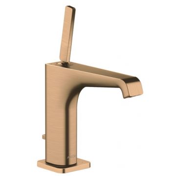 Baterie lavoar Hansgrohe Axor Citterio E ventil pop-up bronz periat