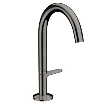 Baterie lavoar Hansgrohe Axor One Select 170 ventil push-open crom negru lustruit