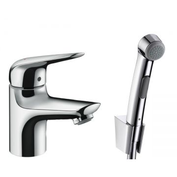 Baterie lavoar Hansgrohe Novus 70 cu dus tip bideu pentru igiena intima fara ventil