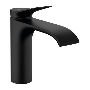 Baterie lavoar Hansgrohe Vivenis 110 monocomanda negru mat