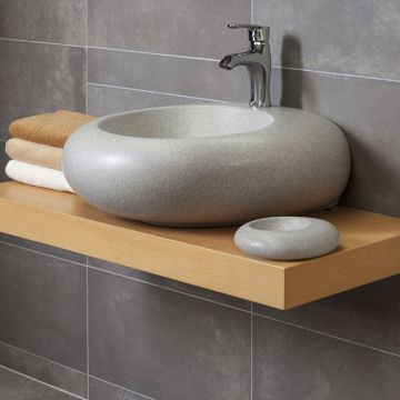 Baterie lavoar Invena Glamour crom