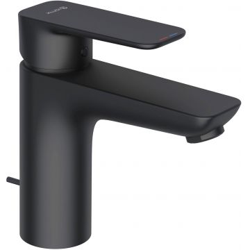 Baterie lavoar Kludi Pure&Style 100 ventil metalic pop-up negru mat