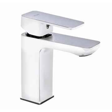 Baterie stativa pentru lavoar Valvex Loft Crom cu Alb Baterie stativa pentru lavoar Valvex Loft Crom cu Alb