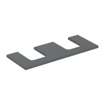 Blat pentru lavoar Geberit One cu decupaj dublu 120 cm lava mat