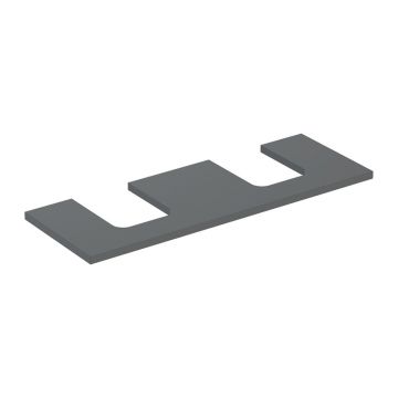 Blat pentru lavoar Geberit One cu decupaj dublu 135 cm lava mat