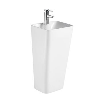 Lavoar freestanding Fluminia Porthos alb 43 cm