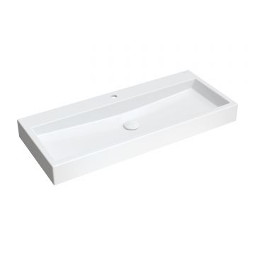 Lavoar pe blat Omnires Thasos M+ Alb 100 cm