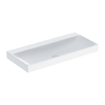 Lavoar pe mobilier Geberit One 105 cm alb lucios KeraTect